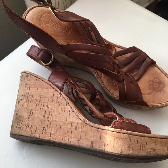 Born Shoes - Born brown wedges size 11